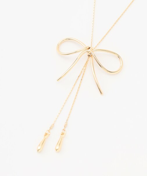 リボンモチーフネックレス