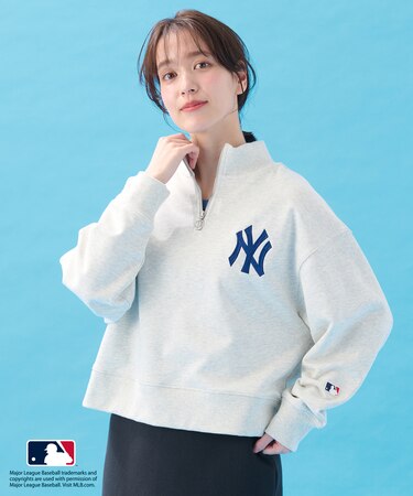 【洗濯機可/UVケア】MLB/メジャーリーグベースボール ジップスウェット