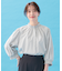 【接触冷感/UVカット/抗菌防臭/速乾】エニイファンクション シャーリングブラウス