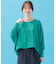 【洗濯機可/UVカット/接触冷感】クールタッチボクシーニット
