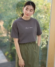 【洗濯機可/接触冷感/UVケア】オーガビッツ刺繍ロゴＴシャツ