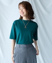 【接触冷感/UVケア】マルチファンクションモックネックTシャツ