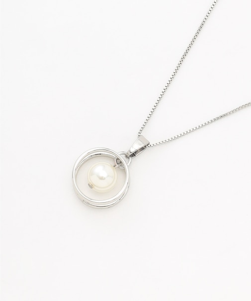 パールリングネックレス