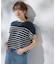 【洗濯機可/UVカット】アクリルガーターフレンチスリーブニット