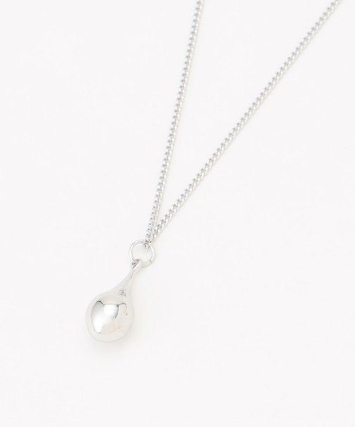 ティアドロップ２連ネックレス