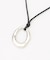 メタルフープコードネックレス