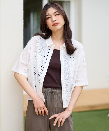 エンブロイダリーシャツ