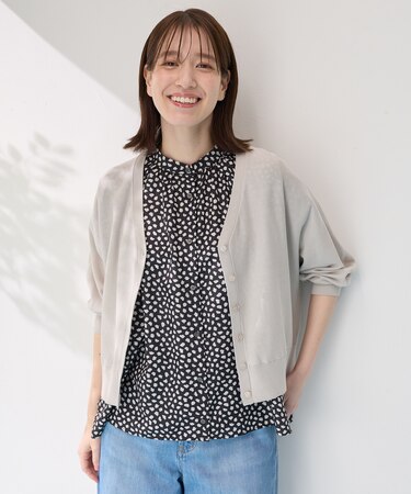 【接触冷感/UVカット/抗菌防臭/手洗い可/アンチピリング】ファンクションカーディガン