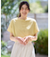 【新色追加/洗濯機可/接触冷感/UVケア】エニィファンクションフレンチスリーブTシャツ