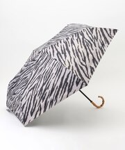 【晴雨兼用/UVケア】バンブーハンドル折りたたみ傘