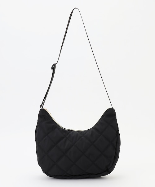 キルティング黒ショルダーバッグ キルティングショルダーバッグ｜エニィの通販｜&mall（アンドモール