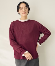 【洗濯機可】シアーワッフルロングスリーブTシャツ