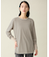 【洗濯機可/UVケア/接触冷感】シャツテールロングスリーブＴシャツ