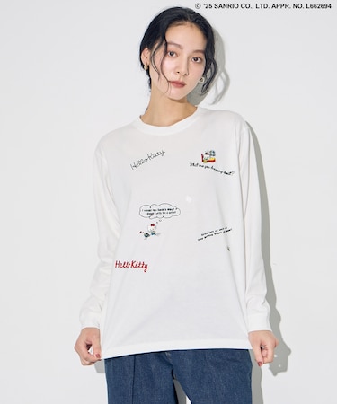 【ハローキティ×ANY】ロゴTシャツ