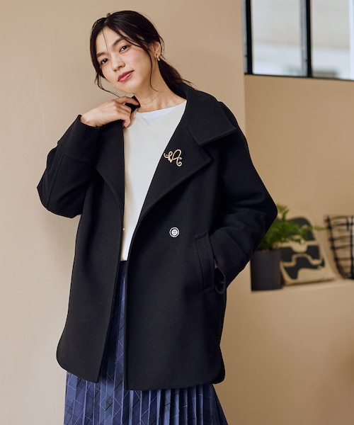 オーバーサイズツイードコート｜ナノ・ユニバースの通販｜&mall