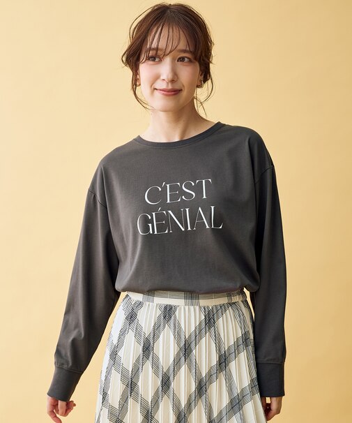 ロゴロングスリーブTシャツ