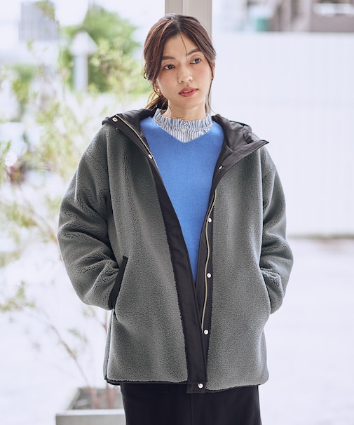 【手洗い可】ボアコート