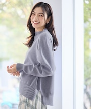 【新色追加】ハイネックデイリーニット