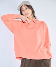 【新色追加】ハイネックデイリーニット