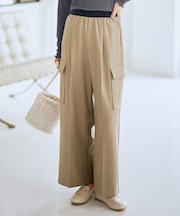 【洗濯機可/ウエストゴム】カーゴタックパンツ