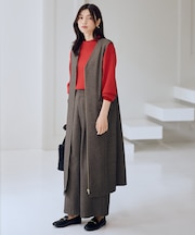 【2WAY/セットアップ可】ライトツイードジャンパースカート