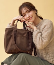 【A4サイズ収納可】Ｗナイロントートバッグ