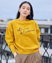 刺繍ロゴニット