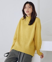 【LEE12月号掲載】ハイネックウィンターニット