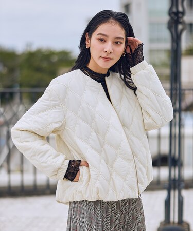 モールキルトブルゾン