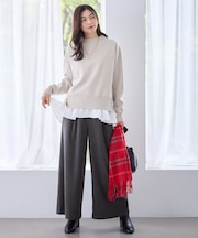 コーデュロイタックバギーパンツ