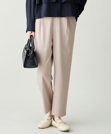 イージーケアライトストレッチテーパードパンツ