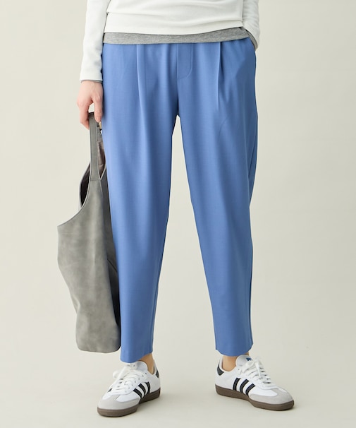 イージーケアライトストレッチテーパードパンツ