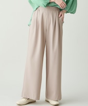 イージーケアライトストレッチワイドパンツ