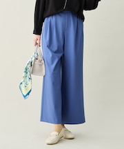 イージーケアライトストレッチワイドパンツ