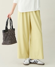 イージーケアライトストレッチワイドパンツ