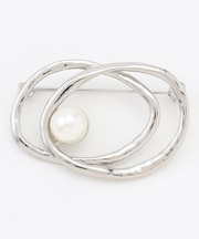 ダブルサークルブローチ