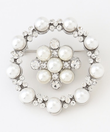 【3WAY】セットパールブローチ