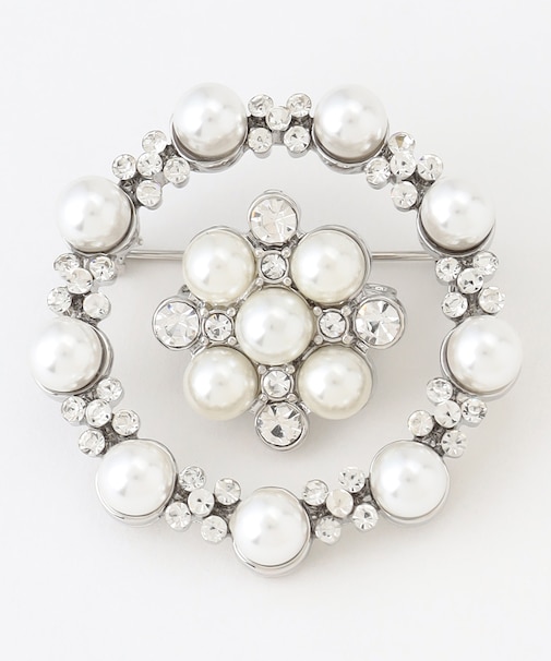 【3WAY】セットパールブローチ