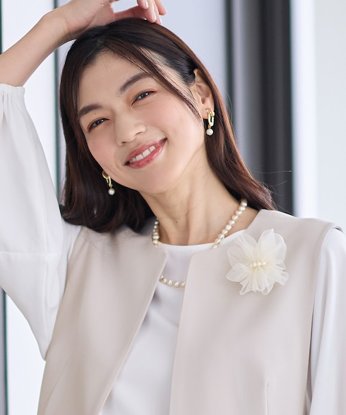 【2WAY】コサージュヘアクリップ