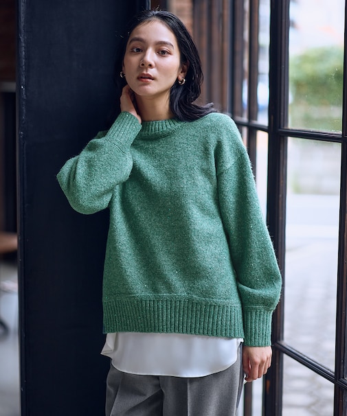 スパンコールニット