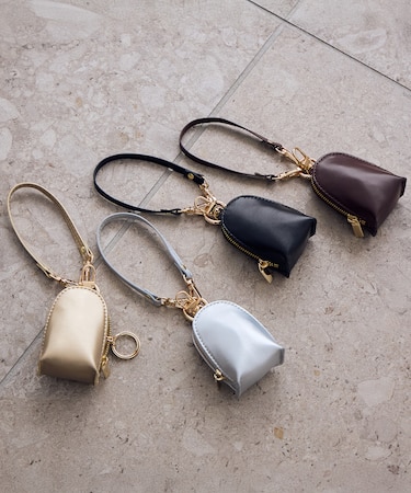 カラビナ付小物入れ