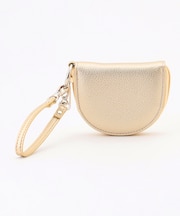 カラビナ付半月型キーケース