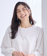 パールラリエットネックレス