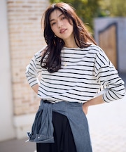 コクーンボーダープルオーバー