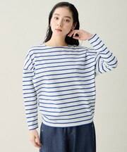 コクーンボーダープルオーバー