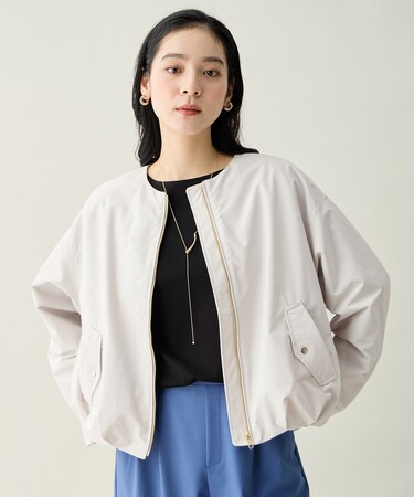 撥水バルーンブルゾン