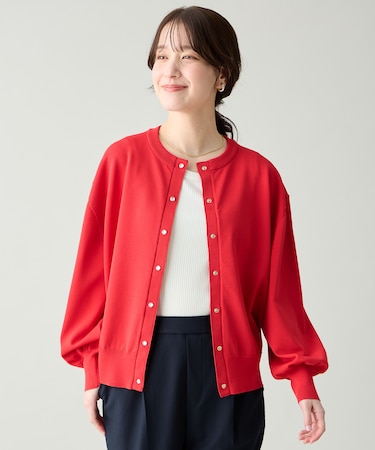 スプリングカラーニットカーディガン