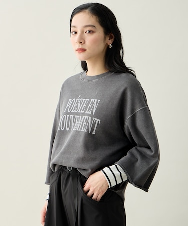 ピグメントロゴスウェット