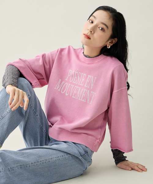 ピグメントロゴスウェット｜エニィの通販｜&mall（アンドモール）三井