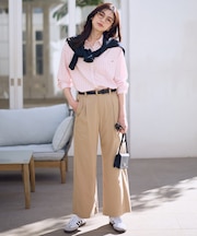 7daysデイリータックワイドパンツ